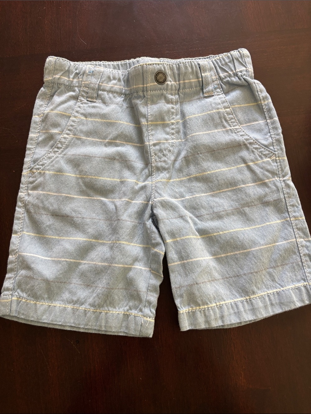 Nautica Light Blue Striped Shorts
